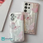 قاب گوشی فانتزی پروانه صورتی کد C3678 | لوازم جانبی مسلمی