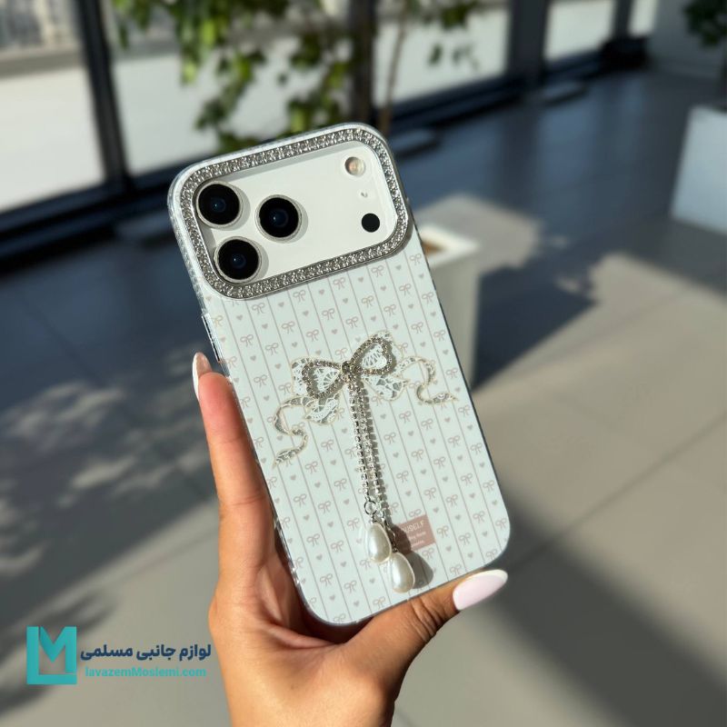 خرید قاب لوکس پاپیون منگوله‌ای