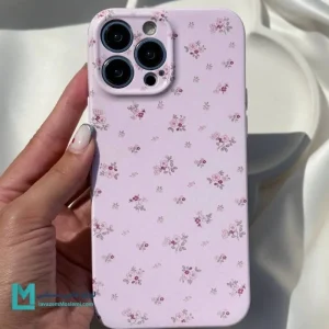 قاب گوشی صورتی گلدار