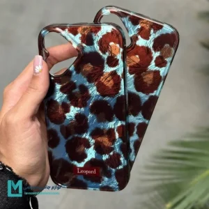 خرید قاب پلنگی فیروزه‌ای