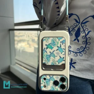 قاب گوشی جاکارتی دار طرح لاک پشت کدC3774 | لوازم جانبی مسلمی