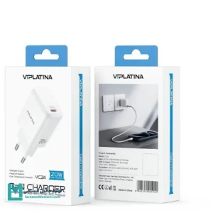 شارژر دیواری فست شارژ وی آی پلاتینا VIPLATINA VC24 20W کد CH1239 | لوازم جانبی مسلمی