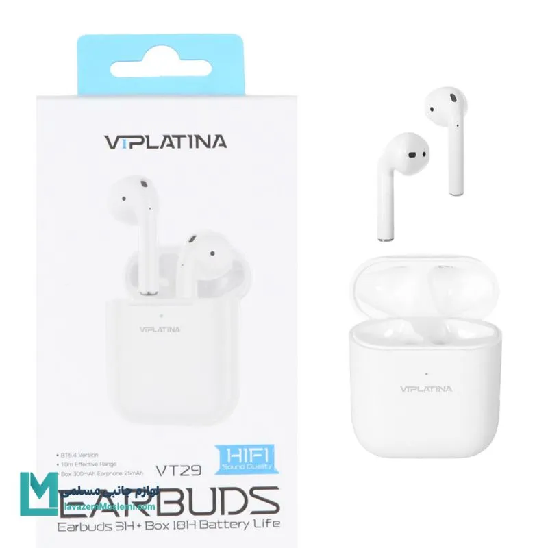 خرید هندزفری بی سیم VIPLATINA مدل VT29