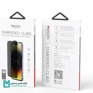 گلس فول کاور شفاف TG13 CLEAR یسیدو آیفون Yesido Glass IPH 5D کد J1090 | لوازم جانبی مسلمی