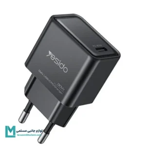 شارژر دیواری فست شارژ یسیدو مدل Yesido YC63 1Port PD 30W کد CH1224 | لوازم جانبی مسلمی