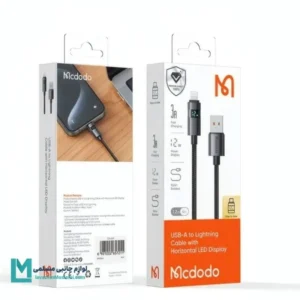 کابل USB به لایتنینگ مک دودو نمایشگر دار