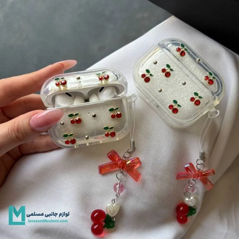 کاور ایرپاد شفاف کریستالی طرح آلبالو