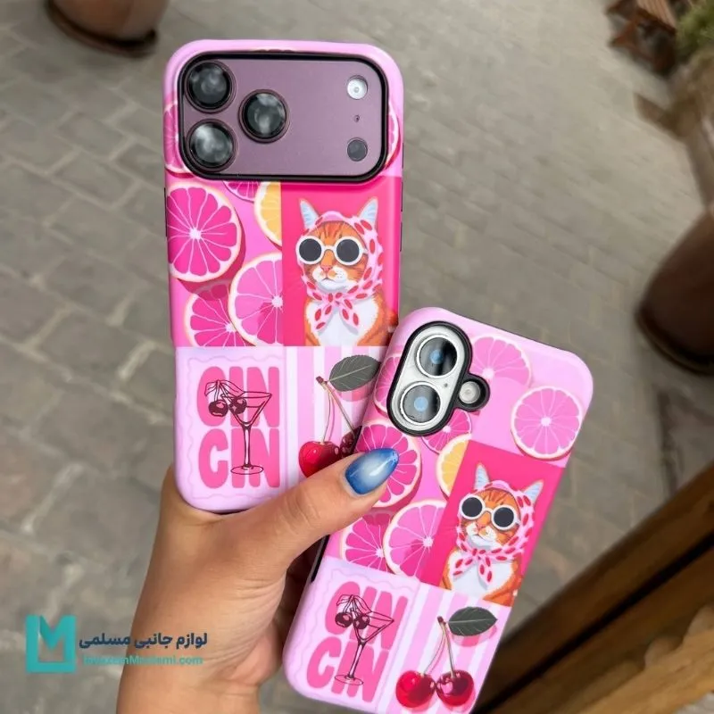 قاب گوشی فانتزی burgundy cat