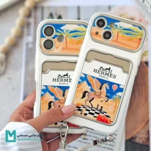 قاب گوشی جاکارتی‌دار هرمس