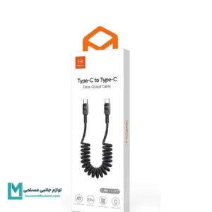 کابل تایپ سی فست شارژ فنری