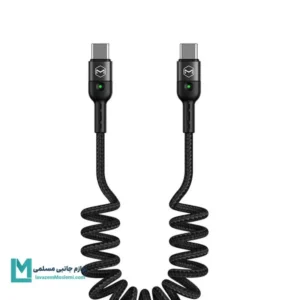 کابل تبدیل دو سر تایپ سی فنری مک دودو مدل CA-7860 کد KA1103 | لوازم جانبی مسلمی