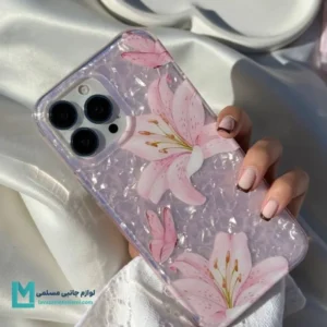قاب گوشی دخترانه ليليوم صورتی يخی